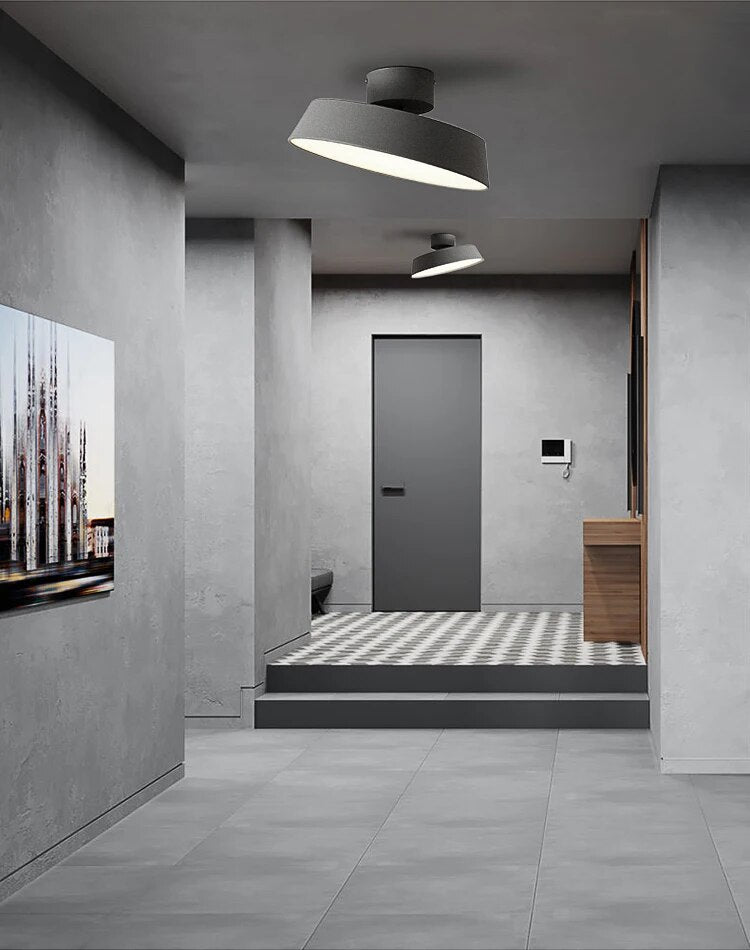 LumiTwist | Moderne LED-loftslampe i aluminium | Justerbart hoved | Neutral hvid lys 4000K | 12W | Perfekt til stue og arbejdsområder